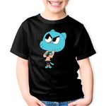Fashion, accesorii si bijuterii - Copii - Imbracaminte copii - Tricouri copii - Tricou copii Gumball Desene Animate Roblox, negru, L Copii - Infinity.ro