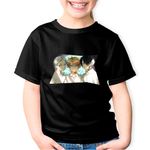 Fashion, accesorii si bijuterii - Copii - Imbracaminte copii - Tricouri copii - Tricou copii The Promised Neverland Kaiu Shirai Anime, negru, M Copii - Infinity.ro