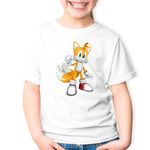 Fashion, accesorii si bijuterii - Copii - Imbracaminte copii - Tricouri copii - Tricou copii Sonic Tail the Fox Drift Mania, alb, S Copii - Infinity.ro