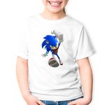 Fashion, accesorii si bijuterii - Copii - Imbracaminte copii - Tricouri copii - Tricou copii Sonic the Hedgehog Gamer Play, alb, S Copii - Infinity.ro