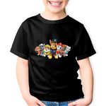 Fashion, accesorii si bijuterii - Copii - Imbracaminte copii - Tricouri copii - Tricou copii Paw Patrol All Team Gang Crew Game, negru, L Copii - Infinity.ro