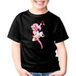 Fashion, accesorii si bijuterii - Copii - Imbracaminte copii - Tricouri copii - Tricou copii Sailor Moon Pink Girl Chibiusa, negru, XL Copii - Infinity.ro