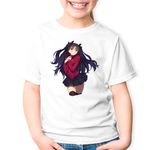 Fashion, accesorii si bijuterii - Copii - Imbracaminte copii - Tricouri copii - Tricou copii Kakegurui Yumeko Jabami Gambler Girl, alb, XL Copii - Infinity.ro