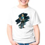 Fashion, accesorii si bijuterii - Copii - Imbracaminte copii - Tricouri copii - Tricou copii Legend of Zelda Link Elf Paint, alb, M Copii - Infinity.ro