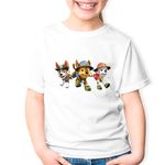Fashion, accesorii si bijuterii - Copii - Imbracaminte copii - Tricouri copii - Tricou copii Paw Patrol Cateii Salvatori Desene Animate, alb, XL Copii - Infinity.ro