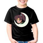 Fashion, accesorii si bijuterii - Copii - Imbracaminte copii - Tricouri copii - Tricou copii Sailor Moon Jupiter Desene Animate, negru, S Copii - Infinity.ro