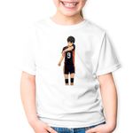 Fashion, accesorii si bijuterii - Copii - Imbracaminte copii - Tricouri copii - Tricou copii Haikyuu Tobio Kageyama Jucator Volei Haikyu!!, alb, S Copii - Infinity.ro