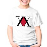 Fashion, accesorii si bijuterii - Copii - Imbracaminte copii - Tricouri copii - Tricou copii Hunter x Hunter Logo Emblem, alb, XS Copii - Infinity.ro