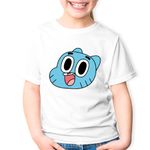 Fashion, accesorii si bijuterii - Copii - Imbracaminte copii - Tricouri copii - Tricou copii The Amazing World of Gumball Cartoon Desene, alb, L Copii - Infinity.ro