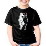 Fashion, accesorii si bijuterii - Copii - Imbracaminte copii - Tricouri copii - Tricou copii Monokuma Killer Teddy Bear Danganronpa, negru, XS Copii - Infinity.ro