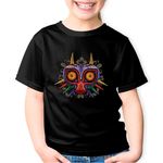 Fashion, accesorii si bijuterii - Copii - Imbracaminte copii - Tricouri copii - Tricou copii Fantasy Game Legend of Zelda Majoras, negru, S Copii - Infinity.ro