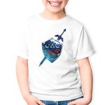 Fashion, accesorii si bijuterii - Copii - Imbracaminte copii - Tricouri copii - Tricou copii Legend of Zelda Shield TikTok, alb, XL Copii - Infinity.ro