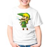 Fashion, accesorii si bijuterii - Copii - Imbracaminte copii - Tricouri copii - Tricou copii Legend of Zelda Link Spiridus Elf, alb, L Copii - Infinity.ro
