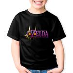 Fashion, accesorii si bijuterii - Copii - Imbracaminte copii - Tricouri copii - Tricou copii Majora Mask Legend of Zelda Logo, negru, S Copii - Infinity.ro