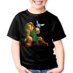 Fashion, accesorii si bijuterii - Copii - Imbracaminte copii - Tricouri copii - Tricou copii The Legend of Zelda Ocarina of Time, negru, XS Copii - Infinity.ro