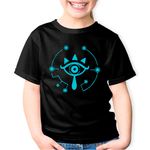 Fashion, accesorii si bijuterii - Copii - Imbracaminte copii - Tricouri copii - Tricou copii Legend of Zelda Eye of Truth, negru, XL Copii - Infinity.ro