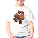Fashion, accesorii si bijuterii - Copii - Imbracaminte copii - Tricouri copii - Tricou copii Super Mario Bros Ciuperca Galaxy, alb, XS Copii - Infinity.ro