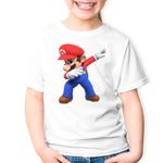 Fashion, accesorii si bijuterii - Copii - Imbracaminte copii - Tricouri copii - Tricou copii Super Mario Bros Fortnite Game, alb, M Copii - Infinity.ro