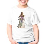 Fashion, accesorii si bijuterii - Copii - Imbracaminte copii - Tricouri copii - Tricou copii Legend of Zelda Printesa Sabie Breath Sky, alb, XL Copii - Infinity.ro