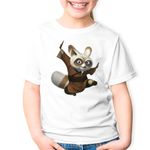 Fashion, accesorii si bijuterii - Copii - Imbracaminte copii - Tricouri copii - Tricou copii Master Shifu Kung Fu Panda Instructor Profesor, alb, M Copii - Infinity.ro