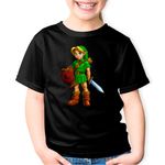 Fashion, accesorii si bijuterii - Copii - Imbracaminte copii - Tricouri copii - Tricou copii Legend of Zelda Link Bebe Elf, negru, XS Copii - Infinity.ro