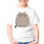Fashion, accesorii si bijuterii - Copii - Imbracaminte copii - Tricouri copii - Tricou copii Pusheen Cat Emoji Plush Dragobete Day, alb, M Copii - Infinity.ro