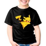 Fashion, accesorii si bijuterii - Copii - Imbracaminte copii - Tricouri copii - Tricou copii Pokemon Go Card Pikachu, negru, XL Copii - Infinity.ro