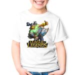 Fashion, accesorii si bijuterii - Copii - Imbracaminte copii - Tricouri copii - Tricou copii League of Legends Olaf LoL eSport Gaming, alb, S Copii - Infinity.ro
