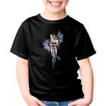 Fashion, accesorii si bijuterii - Copii - Imbracaminte copii - Tricouri copii - Tricou copii Mortal Kombat Armageddon Kitana PS5, negru, S Copii - Infinity.ro