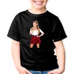 Fashion, accesorii si bijuterii - Copii - Imbracaminte copii - Tricouri copii - Tricou copii Merch Ariana Grande Cloud 7 Rings, negru, M Copii - Infinity.ro