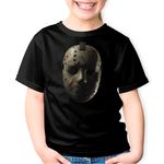Fashion, accesorii si bijuterii - Copii - Imbracaminte copii - Tricouri copii - Tricou copii Mortal Kombat Jason Mask Friday 13 Hockey, negru, XL Copii - Infinity.ro