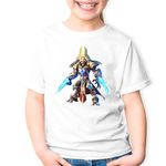 Fashion, accesorii si bijuterii - Copii - Imbracaminte copii - Tricouri copii - Tricou copii StarCraft 2 Protoss Warrior Epic Game Play, alb, XL Copii - Infinity.ro
