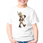Fashion, accesorii si bijuterii - Copii - Imbracaminte copii - Tricouri copii - Tricou copii Lineage Female Fantasy Elf Artwork, alb, S Copii - Infinity.ro