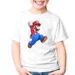 Fashion, accesorii si bijuterii - Copii - Imbracaminte copii - Tricouri copii - Tricou copii Super Mario Bros Lego Game 3D World, alb, XL Copii - Infinity.ro