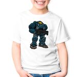 Fashion, accesorii si bijuterii - Copii - Imbracaminte copii - Tricouri copii - Tricou copii StarCraft 2 Terran Unit Out With It, alb, M Copii - Infinity.ro