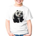 Fashion, accesorii si bijuterii - Copii - Imbracaminte copii - Tricouri copii - Tricou copii Kung Fu Panda Bebe Po Bebelus Chibi, alb, XS Copii - Infinity.ro