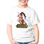 Fashion, accesorii si bijuterii - Copii - Imbracaminte copii - Tricouri copii - Tricou copii League of Legends LoL Nidalee Video Game, alb, L Copii - Infinity.ro