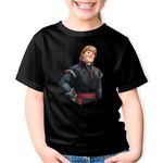 Fashion, accesorii si bijuterii - Copii - Imbracaminte copii - Tricouri copii - Tricou copii Hans Elsa Frozen Desene Animate, negru, M Copii - Infinity.ro