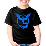 Fashion, accesorii si bijuterii - Copii - Imbracaminte copii - Tricouri copii - Tricou copii Mustic Pokemon Go Logo, negru, L Copii - Infinity.ro
