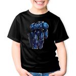 Fashion, accesorii si bijuterii - Copii - Imbracaminte copii - Tricouri copii - Tricou copii StarCraft 2 Terran Unit Star Craft Game, negru, XS Copii - Infinity.ro
