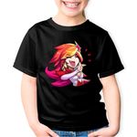 Fashion, accesorii si bijuterii - Copii - Imbracaminte copii - Tricouri copii - Tricou copii League of Legends Ahri Youtube Game Play, negru, XS Copii - Infinity.ro