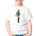 Fashion, accesorii si bijuterii - Copii - Imbracaminte copii - Tricouri copii - Tricou copii Mortal Kombat Kitana Sonia Blue Girl Gift, alb, S Copii - Infinity.ro