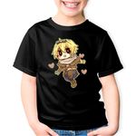 Fashion, accesorii si bijuterii - Copii - Imbracaminte copii - Tricouri copii - Tricou copii League of Legends Ezreal Chibi Fan Art LoL, negru, XL Copii - Infinity.ro