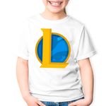 Fashion, accesorii si bijuterii - Copii - Imbracaminte copii - Tricouri copii - Tricou copii League of Legends Logo LoL Riot Games, alb, L Copii - Infinity.ro