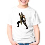 Fashion, accesorii si bijuterii - Copii - Imbracaminte copii - Tricouri copii - Tricou copii Mortal Kombat Shaolin Monk Game SubZero, alb, L Copii - Infinity.ro