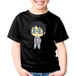 Fashion, accesorii si bijuterii - Copii - Imbracaminte copii - Tricouri copii - Tricou copii Your Lie in April Pianist Compozitor Dragobete Pian, negru, M Copii - Infinity.ro