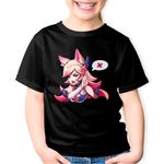 Fashion, accesorii si bijuterii - Copii - Imbracaminte copii - Tricouri copii - Tricou copii League of Legends Ahri Instagram Creator, negru, XL Copii - Infinity.ro