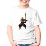 Fashion, accesorii si bijuterii - Copii - Imbracaminte copii - Tricouri copii - Tricou copii Juggernaut Dota 2 Hero Samurai Katana Video Game, alb, M Copii - Infinity.ro