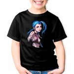 Fashion, accesorii si bijuterii - Copii - Imbracaminte copii - Tricouri copii - Tricou copii Jinx League of Legends Champion TikTok, negru, XL Copii - Infinity.ro