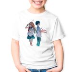 Fashion, accesorii si bijuterii - Copii - Imbracaminte copii - Tricouri copii - Tricou copii Your Lie in April Kaori Kousei Muzica Simfonica, alb, S Copii - Infinity.ro